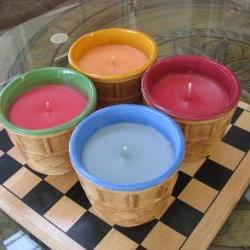 1ea HighlyScented Candle 12oz Ceramic IceCream Cone Jar Your choice Watermelon Cranberry Blueberry Limited Quantities