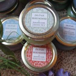 3ea HIGHLY Scented Candles 3.3oz Tureen Jars NEW LABELS Choice of Scent