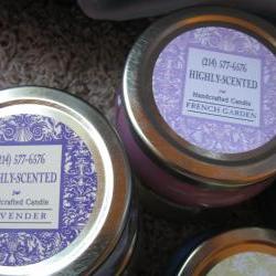 2ea HIGHLY Scented Candles 6oz Tureen Jars NEW LABELS Choice of Scent
